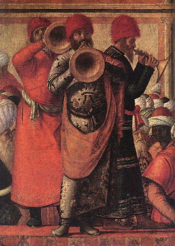 CARPACCIO, Vittore The Baptism of the Selenites (detail) ds China oil painting art